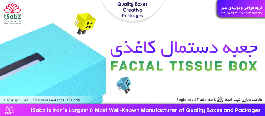 ساخت جعبه دستمال کاغذی - جعبه دستمال کاغذی - تولید جعبه دستمال کاغذی